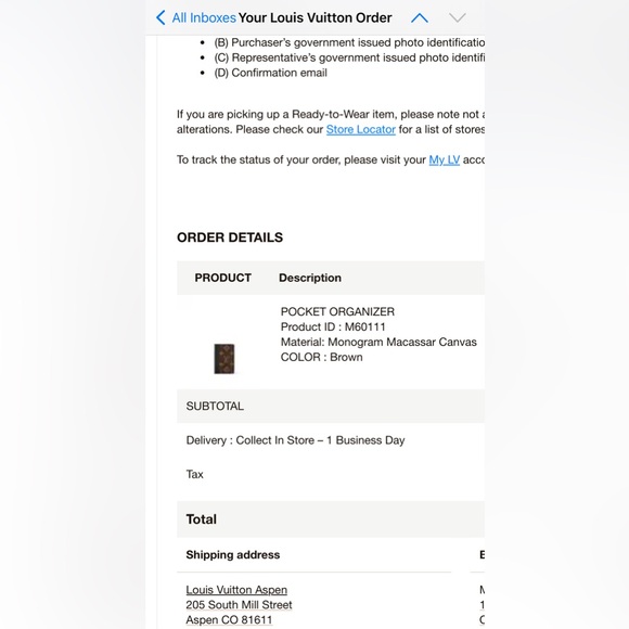 Men’s Louis Vuitton Pocket Organizer Monogram Macassar Canvas - Picture 12 of 12